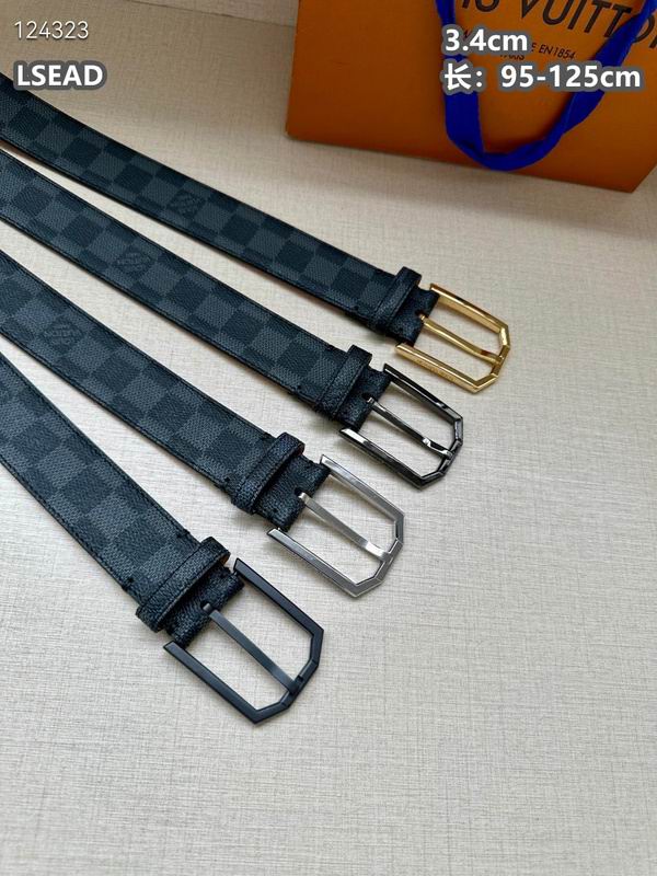 LV belt 34mmX95-125cm 8L23